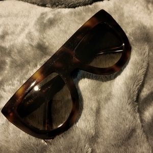 CELINE FLAT TOP SUNGLASSES OVERSIZED